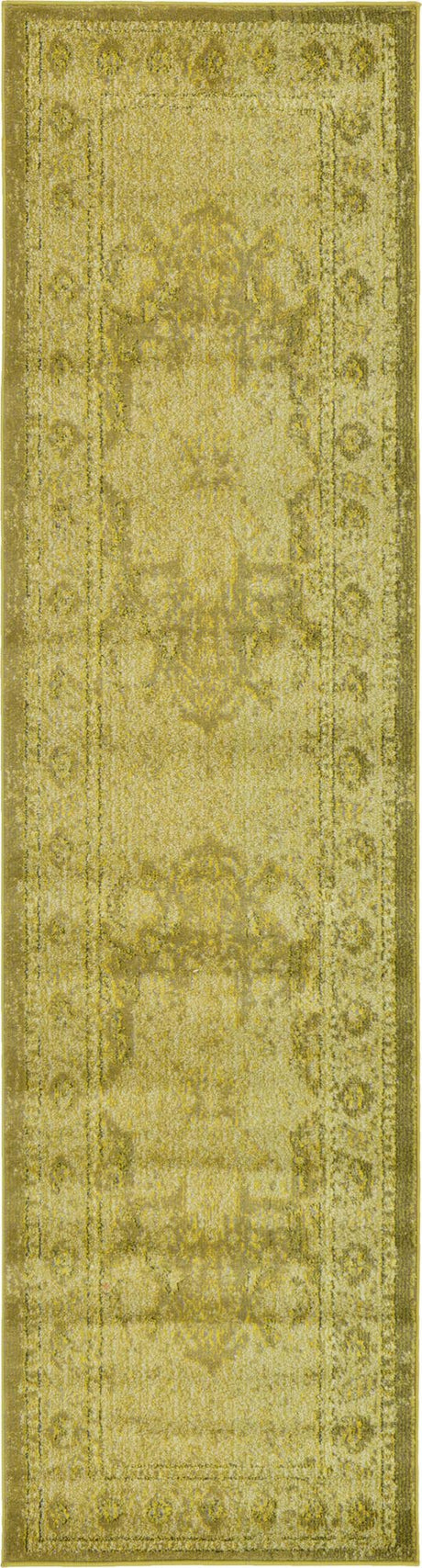 Beige 2' 7 x 10' Medici Runner Area Rug 100% Polypropylene Traditional Vintage Classic Carpet for Home Interior Design Decor for Sale at Rug Engine