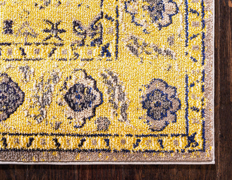 Gray 5' 1 x 8' Medici Rectangle Area Rug 100% Polypropylene Traditional Vintage Classic Carpet for Home Interior Design Decor for Sale at Rug Engine