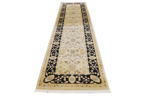 Beige 2' 7 x 10' Edinburgh Runner Area Rug 100% Polypropylene Easy Clean With Cotton Backing Traditional Classic Design Carpet for Living, Dining Room, Office for Sale at Rug Engine