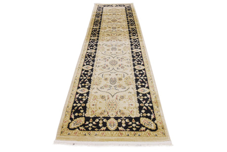 Beige 2' 7 x 10' Edinburgh Runner Area Rug 100% Polypropylene Easy Clean With Cotton Backing Traditional Classic Design Carpet for Living, Dining Room, Office for Sale at Rug Engine
