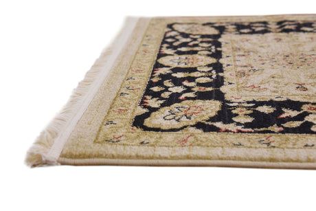 Beige 2' 7 x 10' Edinburgh Runner Area Rug 100% Polypropylene Easy Clean With Cotton Backing Traditional Classic Design Carpet for Living, Dining Room, Office for Sale at Rug Engine