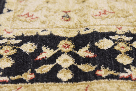 Beige 2' 7 x 10' Edinburgh Runner Area Rug 100% Polypropylene Easy Clean With Cotton Backing Traditional Classic Design Carpet for Living, Dining Room, Office for Sale at Rug Engine