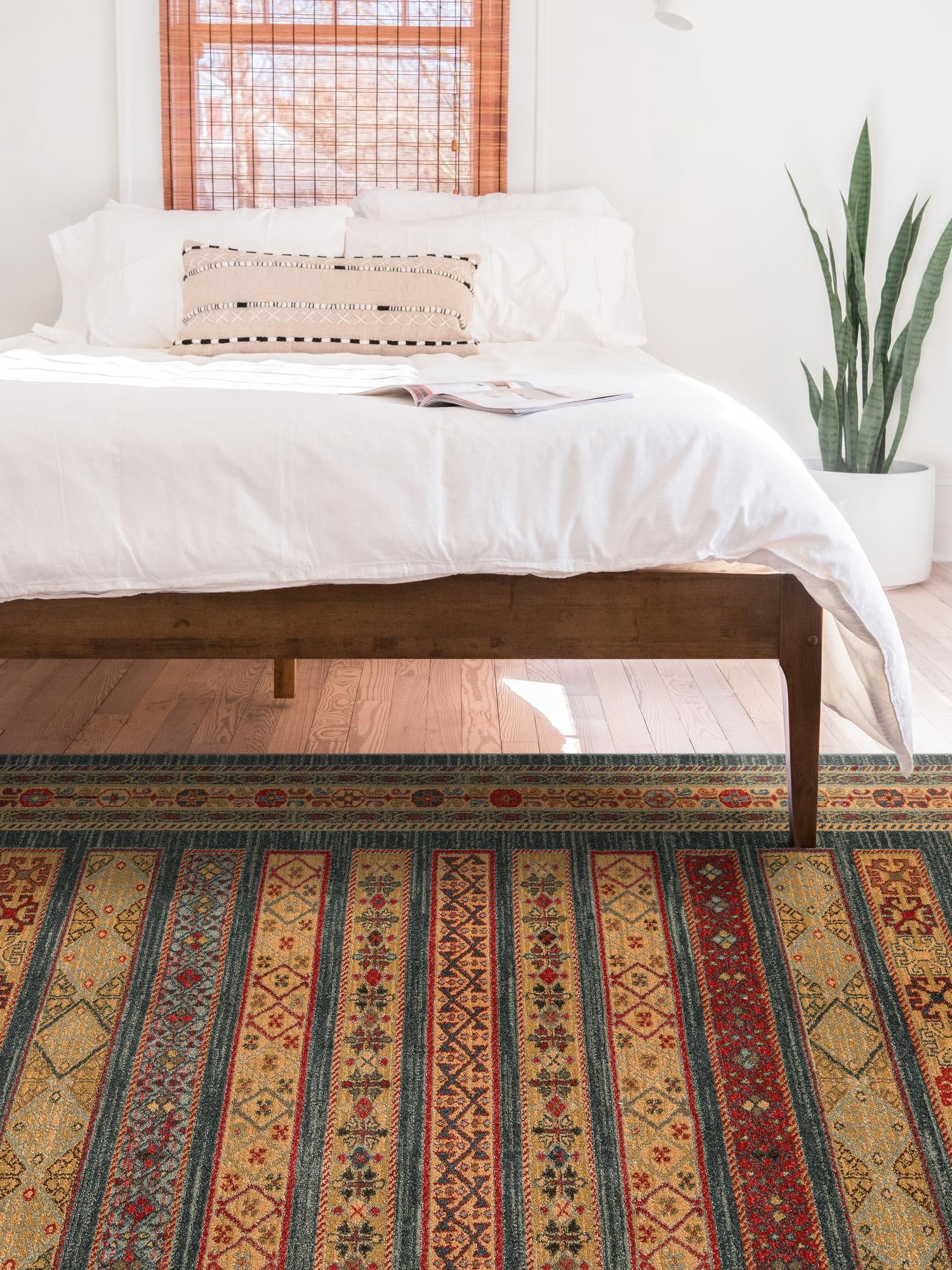 Blue 8' x 11' Fars Rectangle Area Rug 100% Polypropylene Unique Traditional Carpet for Classical Living, Dining Room & Office Spaces for Sale at Rug Engine