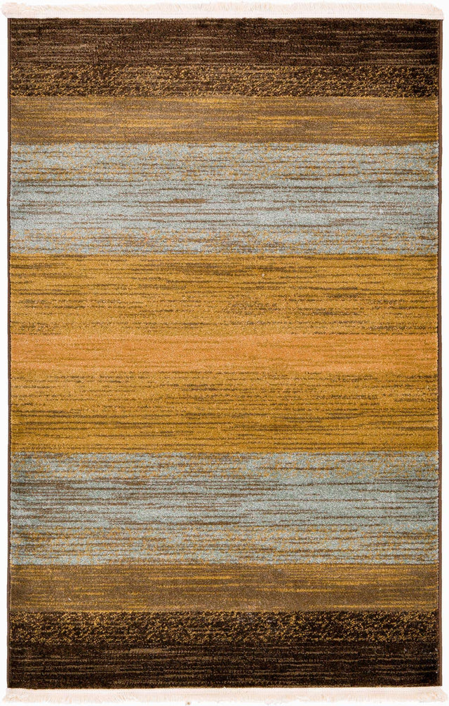 Multicolor 3' 1 x 5' 3 Fars Rectangle Area Rug 100% Polypropylene Unique Traditional Carpet for Classical Living, Dining Room & Office Spaces for Sale at Rug Engine
