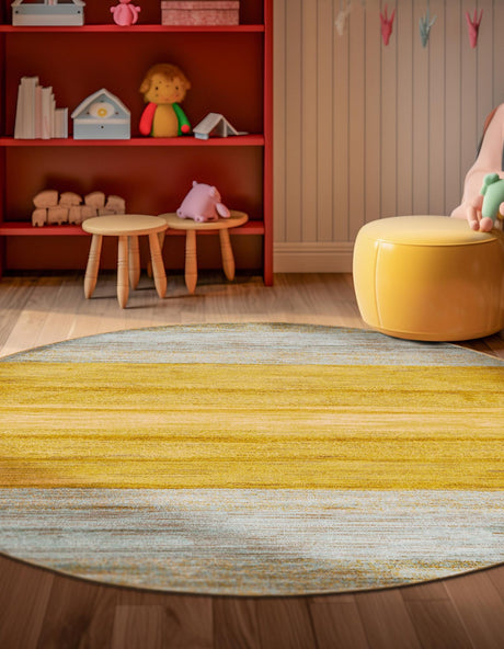 Multicolor 8' x 8' Fars Round Area Rug 100% Polypropylene Unique Traditional Carpet for Classical Living, Dining Room & Office Spaces for Sale at Rug Engine