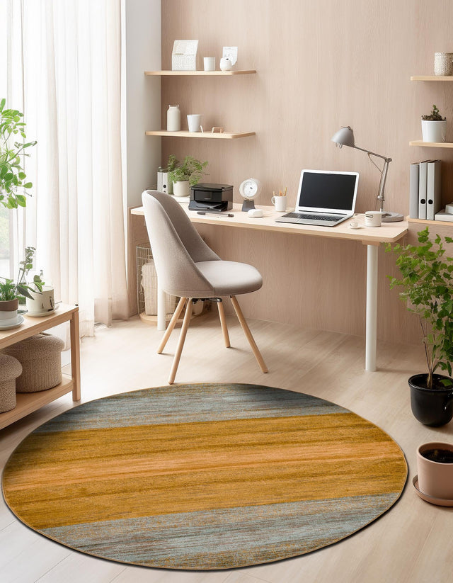 Multicolor 3' 1 x 3' 1 Fars Round Area Rug 100% Polypropylene Unique Traditional Carpet for Classical Living, Dining Room & Office Spaces for Sale at Rug Engine