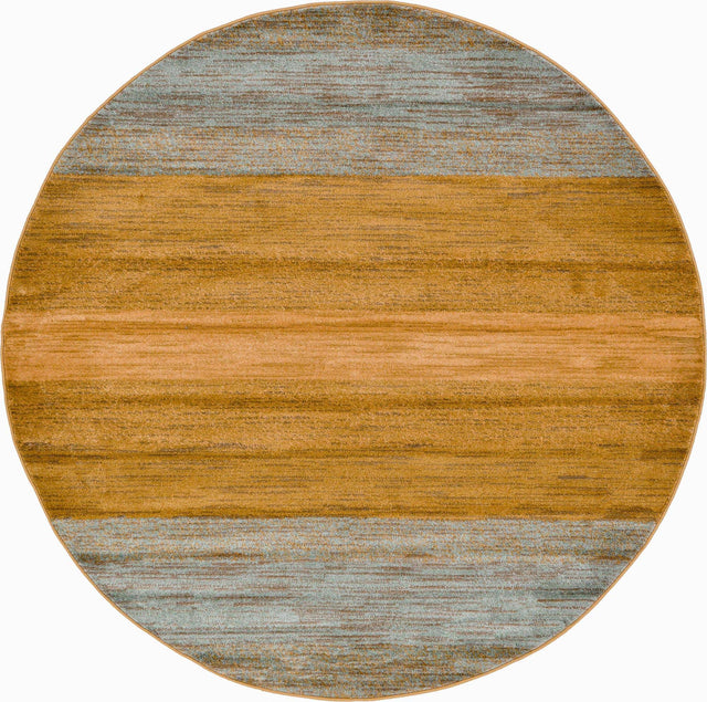 Multicolor 6' 1 x 6' 1 Fars Round Area Rug 100% Polypropylene Unique Traditional Carpet for Classical Living, Dining Room & Office Spaces for Sale at Rug Engine