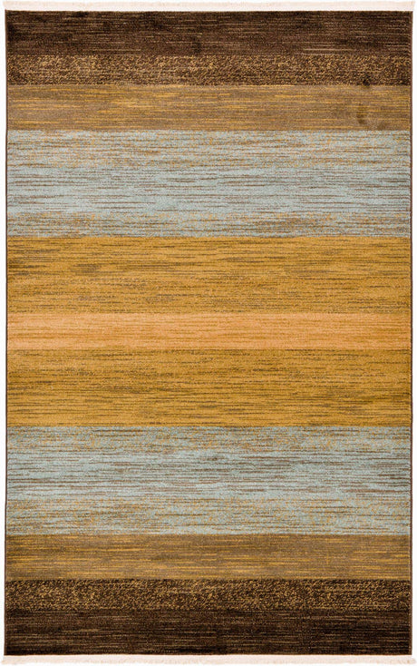 Multicolor 5' 1 x 8' Fars Rectangle Area Rug 100% Polypropylene Unique Traditional Carpet for Classical Living, Dining Room & Office Spaces for Sale at Rug Engine