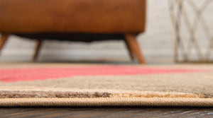 Tan 8' x 8' Fars Round Area Rug 100% Polypropylene Unique Traditional Carpet for Classical Living, Dining Room & Office Spaces for Sale at Rug Engine