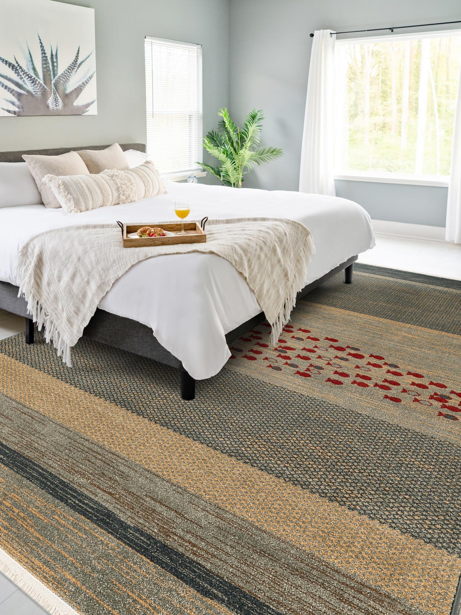 Blue 3' 1 x 5' 3 Fars Rectangle Area Rug 100% Polypropylene Unique Traditional Carpet for Classical Living, Dining Room & Office Spaces for Sale at Rug Engine