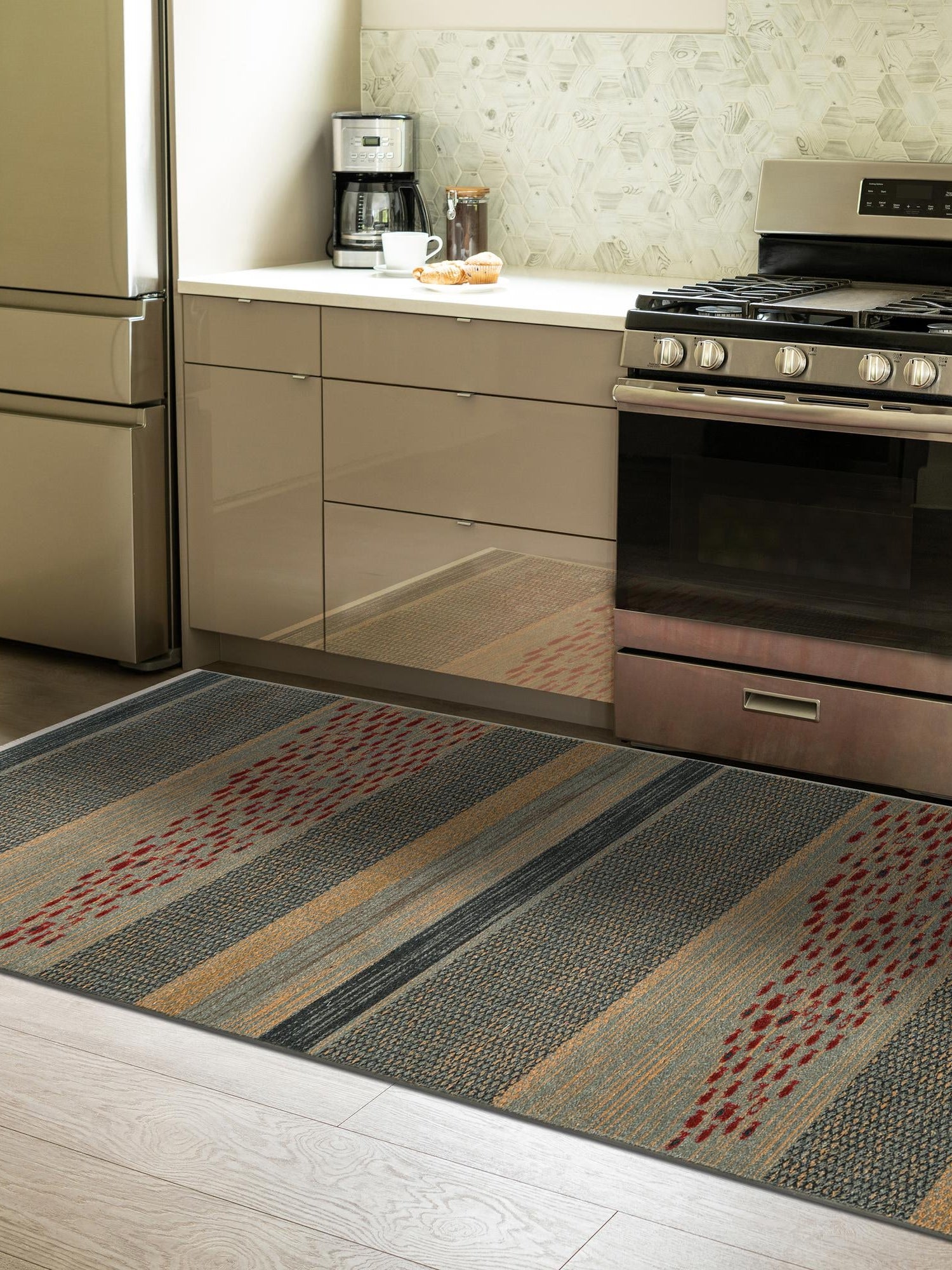 Blue 2' 7 x 12' Fars Runner Area Rug 100% Polypropylene Unique Traditional Carpet for Classical Living, Dining Room & Office Spaces for Sale at Rug Engine