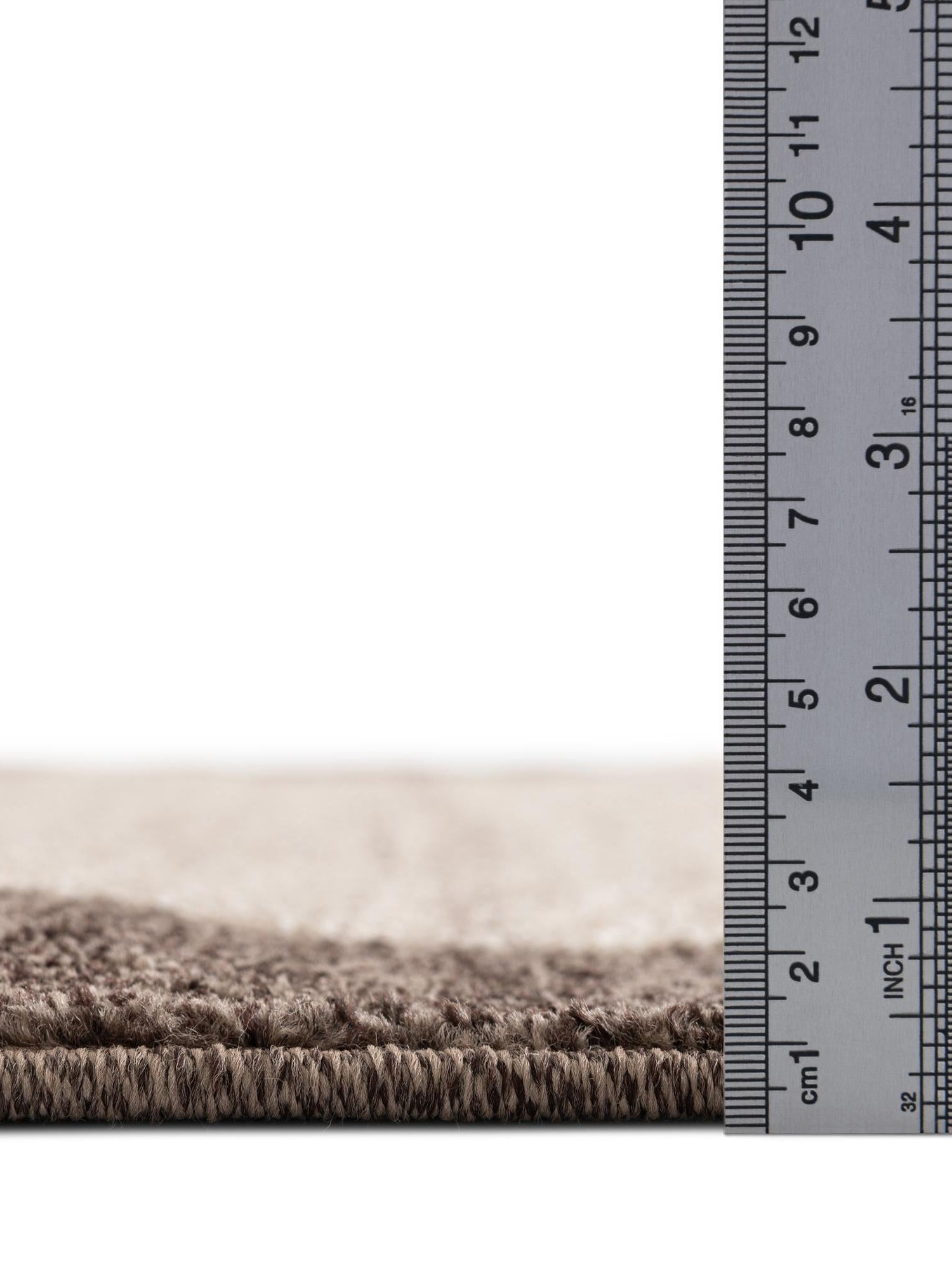 Dark Beige 7' 10 x 7' 10 Del Mar Round Area Rug 100% Polypropylene Easy Clean Stain Resistant Vivid Modern Carpet Mat for Home Decor Interior Designing for Sale at Rug Engine