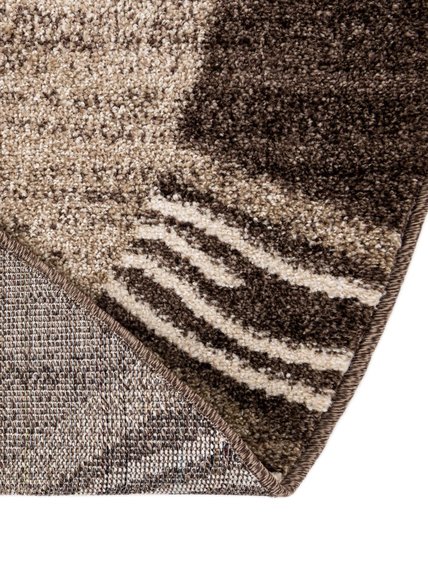 Dark Beige 6' 1 x 6' 1 Del Mar Round Area Rug 100% Polypropylene Easy Clean Stain Resistant Vivid Modern Carpet Mat for Home Decor Interior Designing for Sale at Rug Engine