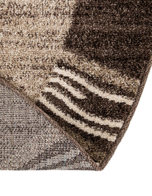 Dark Beige 6' 1 x 6' 1 Del Mar Round Area Rug 100% Polypropylene Easy Clean Stain Resistant Vivid Modern Carpet Mat for Home Decor Interior Designing for Sale at Rug Engine