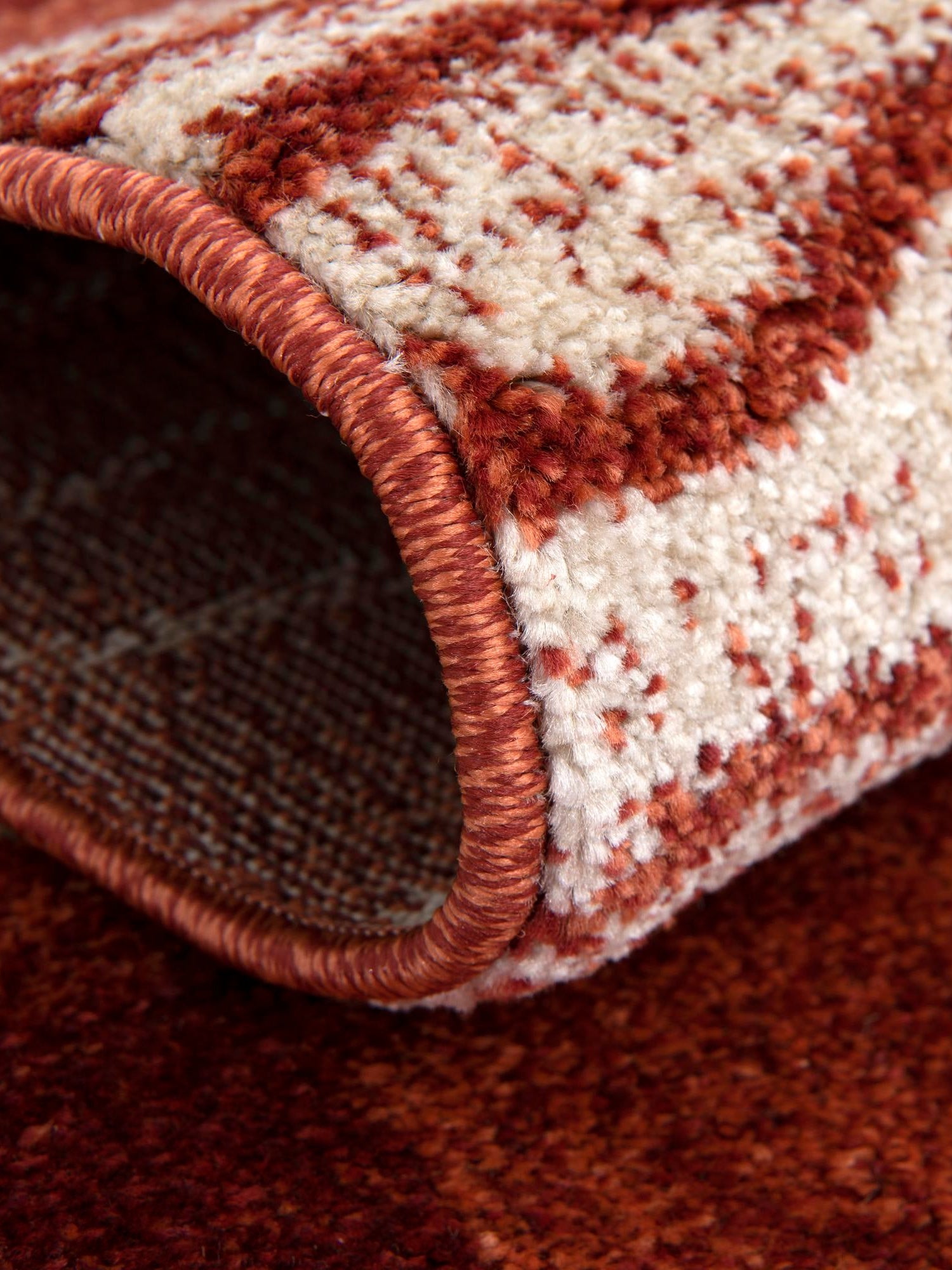 Terracotta 10' x 13' 1 Del Mar Rectangle Area Rug 100% Polypropylene Easy Clean Stain Resistant Vivid Modern Carpet Mat for Home Decor Interior Designing for Sale at Rug Engine