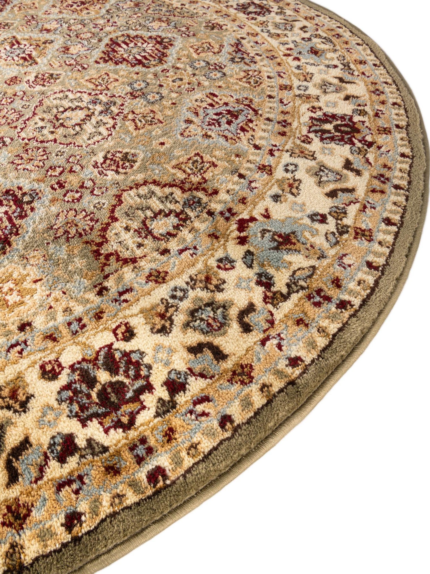 Light Green 7' 10 x 7' 10 Voyage Round Area Rug