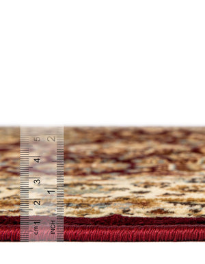 Red 6' 1 x 6' 1 Voyage Round Rug