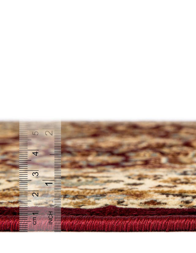 Red 6' 1 x 6' 1 Voyage Round Rug