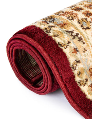 Red 7' 10 x 7' 10 Voyage Round Area Rug