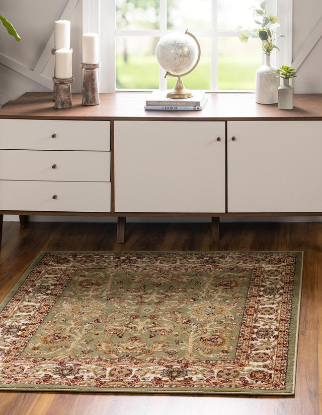Light Green 7' 1 x 7' 1 Voyage Square Area Rug
