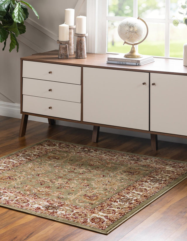 Light Green 7' 1 x 7' 1 Voyage Square Area Rug