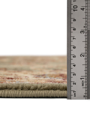 Light Green 7' 1 x 7' 1 Voyage Square Area Rug