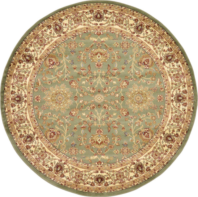 Light Green 8' x 8' Voyage Round Rug
