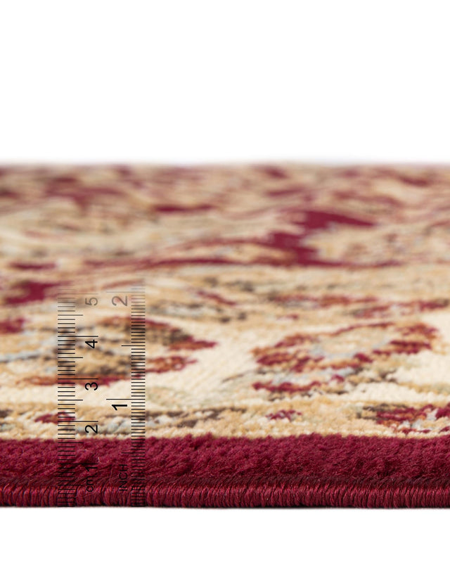 Red 6' 1 x 6' 1 Voyage Round Rug