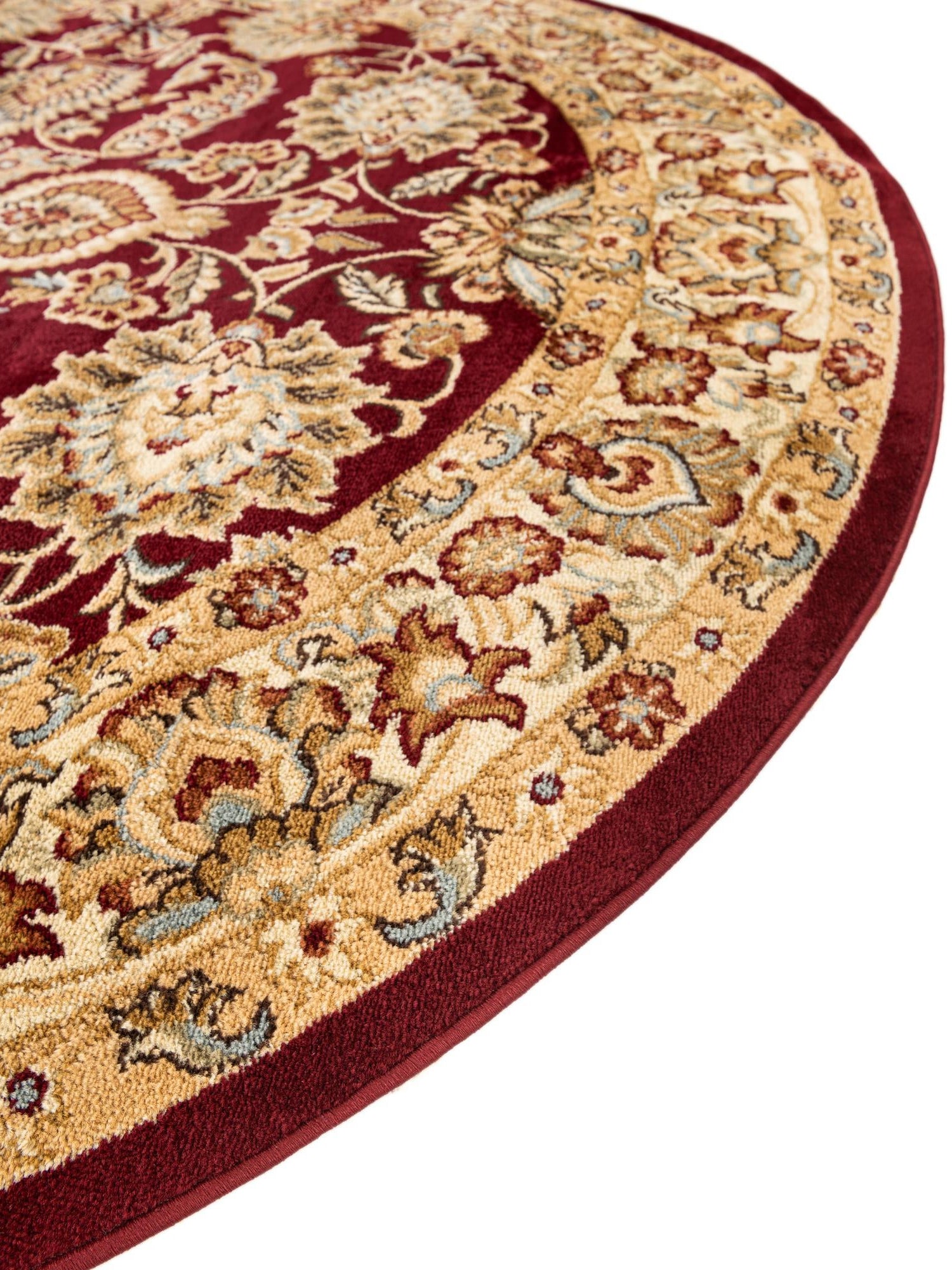 Red 6' 1 x 6' 1 Voyage Round Area Rug