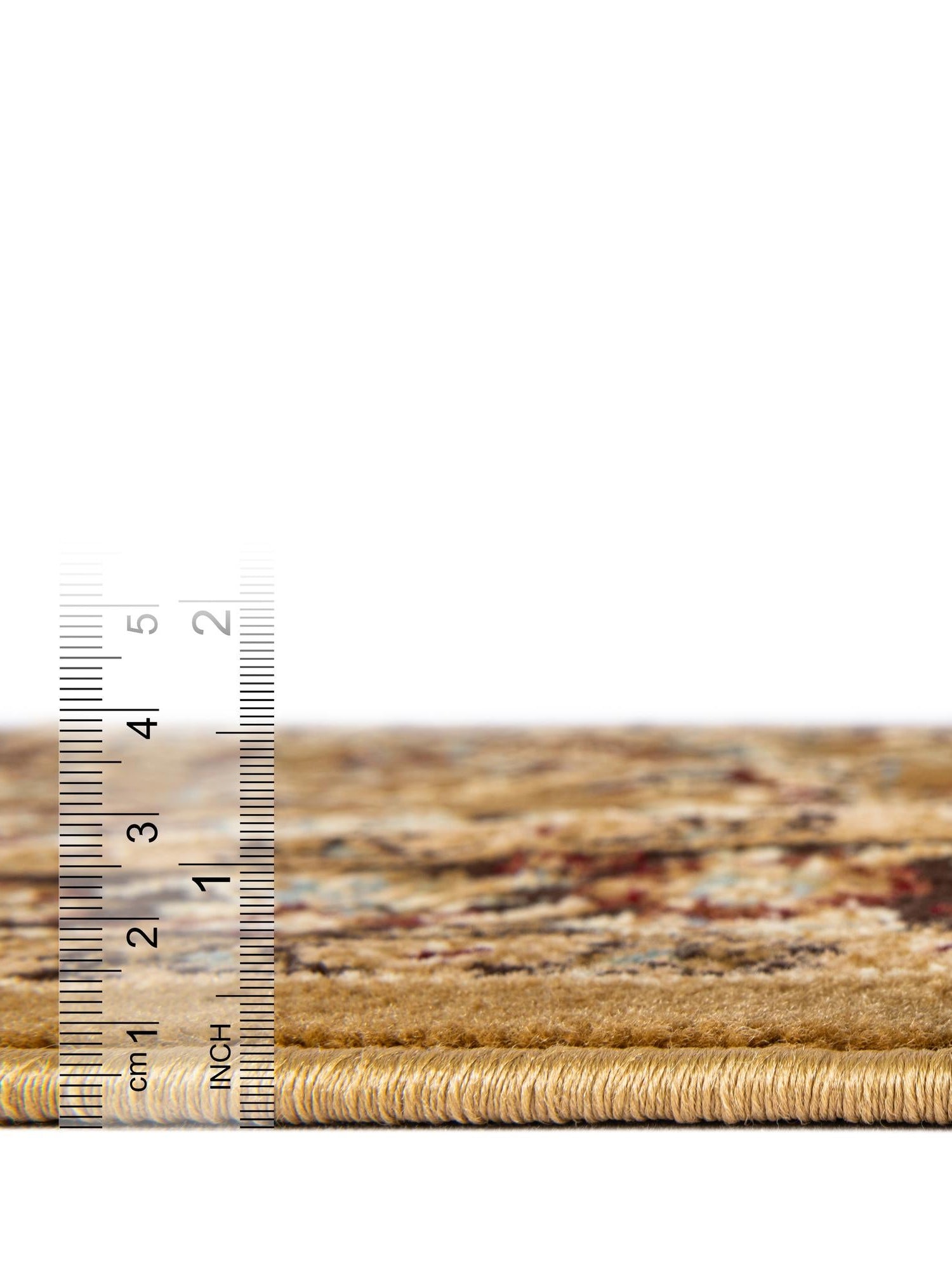 Tan 6' 1 x 6' 1 Voyage Round Area Rug