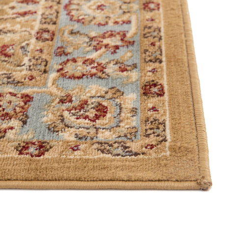 Dark Yellow 3' x 10' Voyage Runner Area Rug Persian Inspired Classic Traditional Design Durable Carpet Mat for Home Interior Design for Sale at Rug Engine