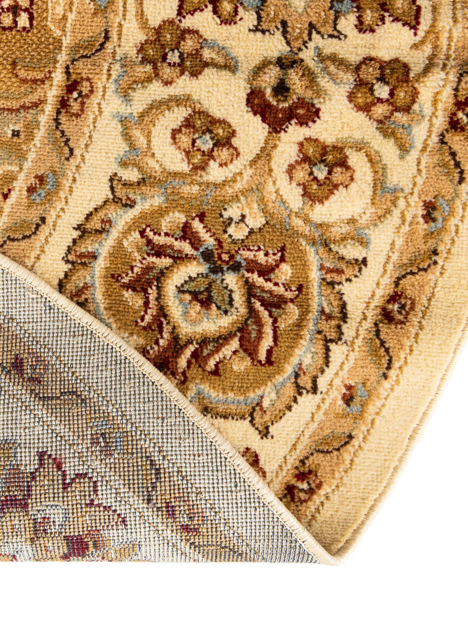 Cream 6' 1 x 6' 1 Voyage Round Area Rug