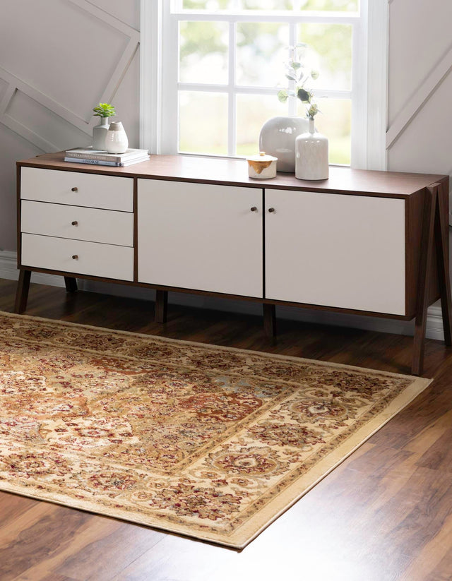 Cream 9' x 12' Voyage Rectangle Rug