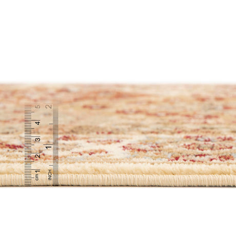 Cream 9' x 12' Voyage Rectangle Area Rug Persian Inspired Classic Traditional Design Durable Carpet Mat for Home Interior Design for Sale at Rug Engine