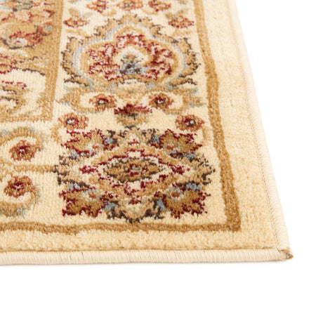 Cream 9' x 12' Voyage Rectangle Area Rug Persian Inspired Classic Traditional Design Durable Carpet Mat for Home Interior Design for Sale at Rug Engine