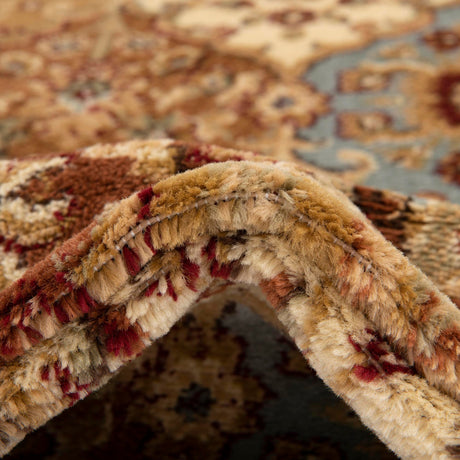 Cream 9' x 12' Voyage Rectangle Area Rug Persian Inspired Classic Traditional Design Durable Carpet Mat for Home Interior Design for Sale at Rug Engine