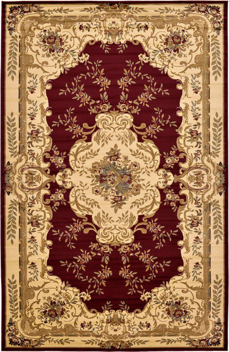 Red 10' 6 x 16' 5 Versailles Rectangle Area Rug