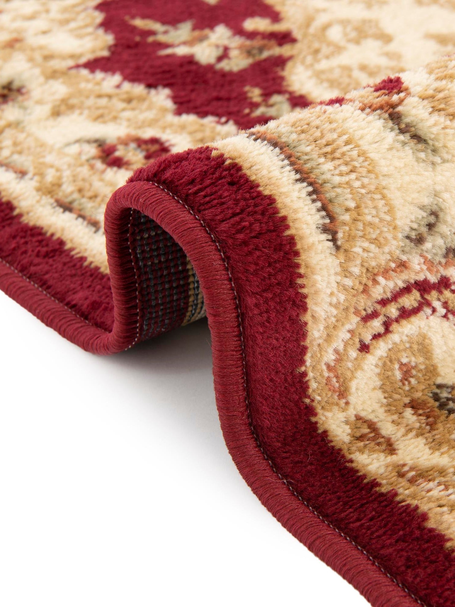 Red 4' 1 x 4' 1 Versailles Round Area Rug