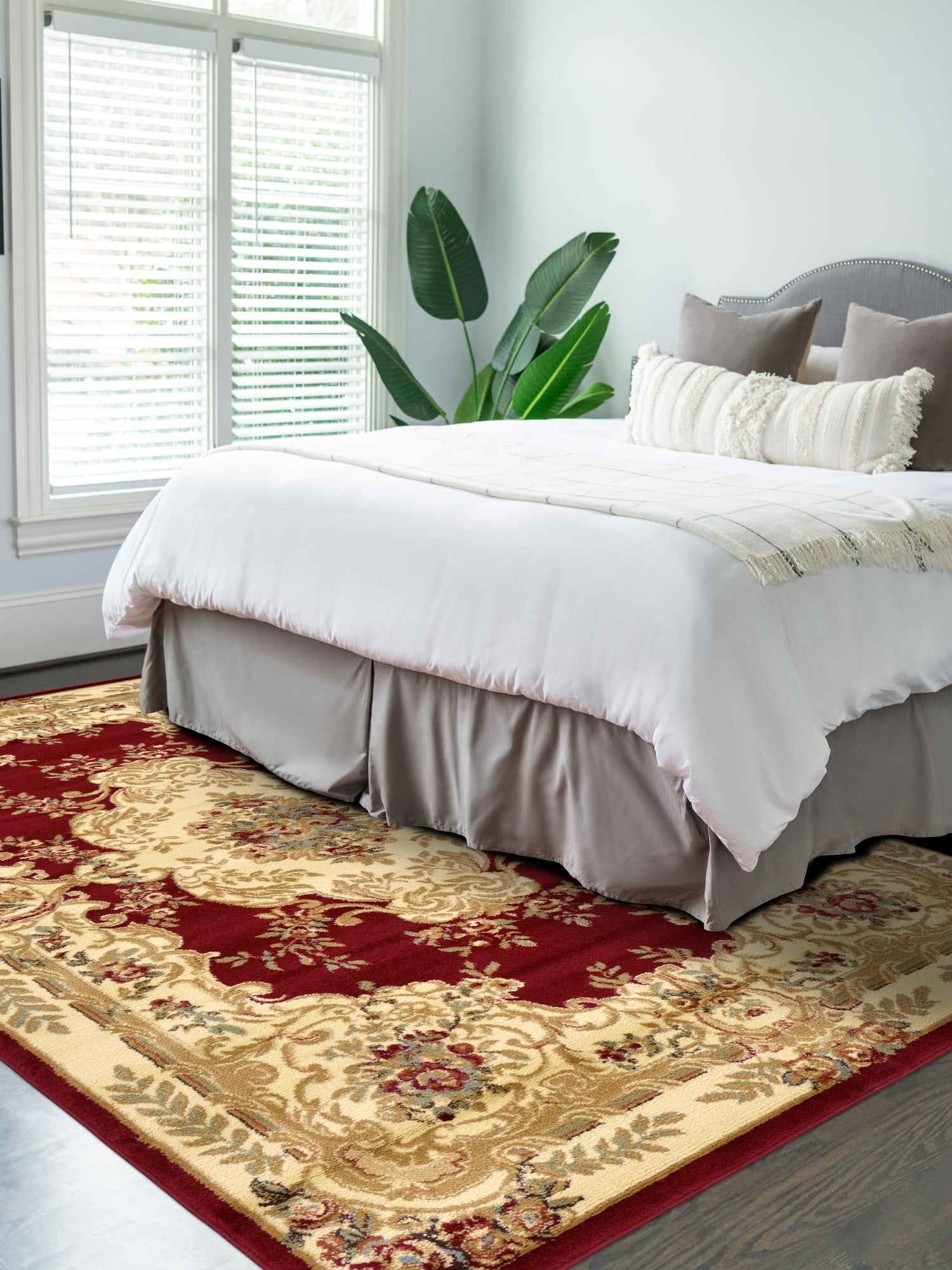 Red 7' 10 x 11' Versailles Rectangle Area Rug