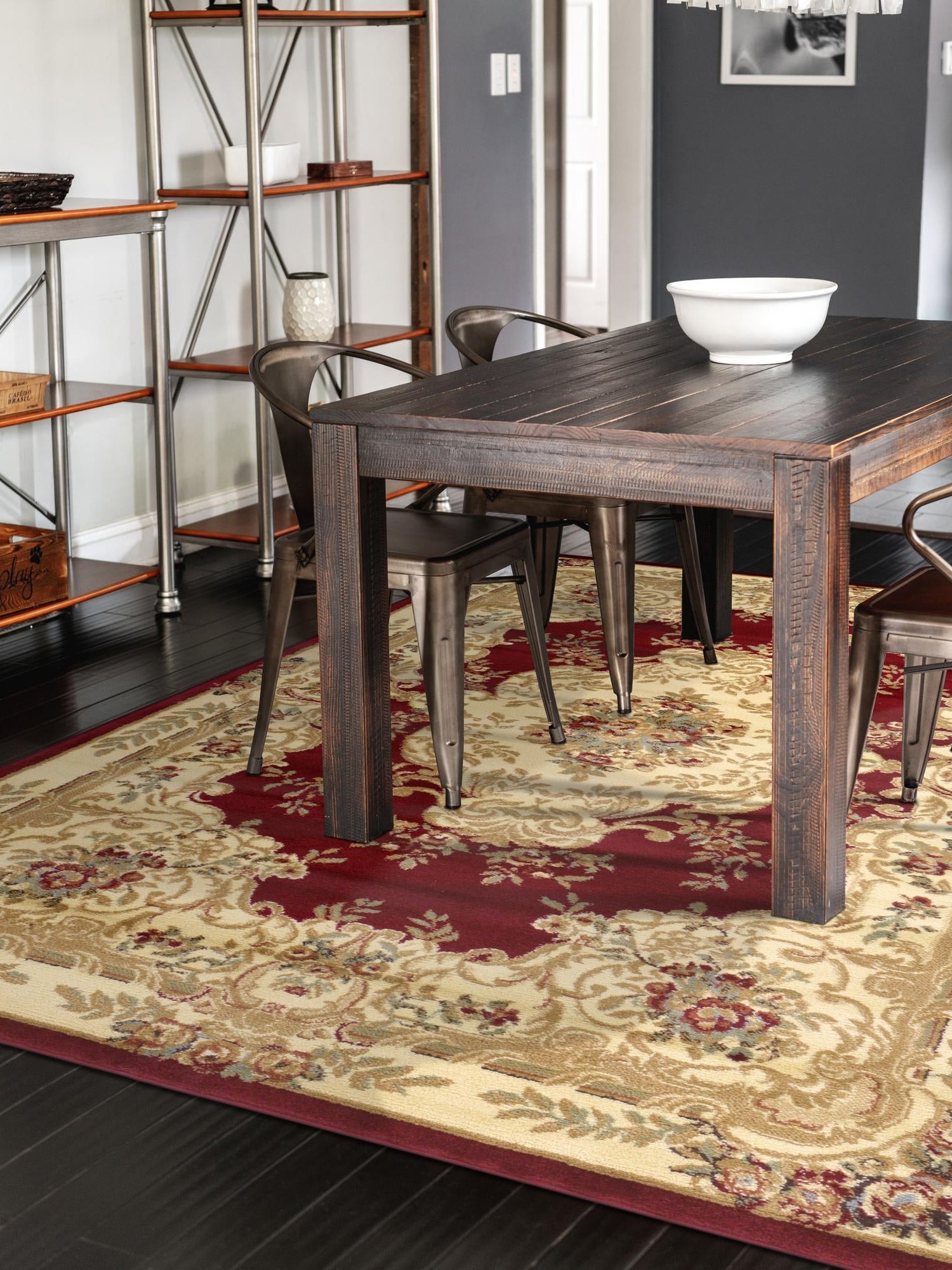 Red 7' 1 x 10' Versailles Rectangle Area Rug