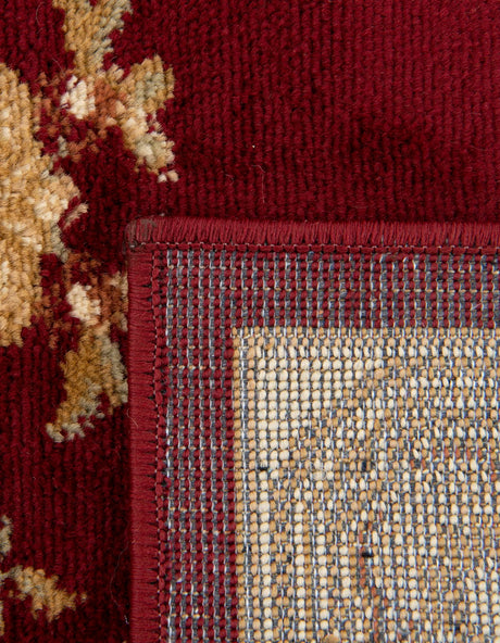 Red 4' 1 x 6' 1 Versailles Rectangle Area Rug Classic Traditional Motif Indoor Carpet for Hallways, Dining Rooms, Bedrooms, Living Room, Office for Sale at Rug Engine
