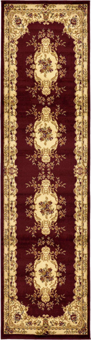 Red 2' 7 x 10' Versailles Runner Area Rug