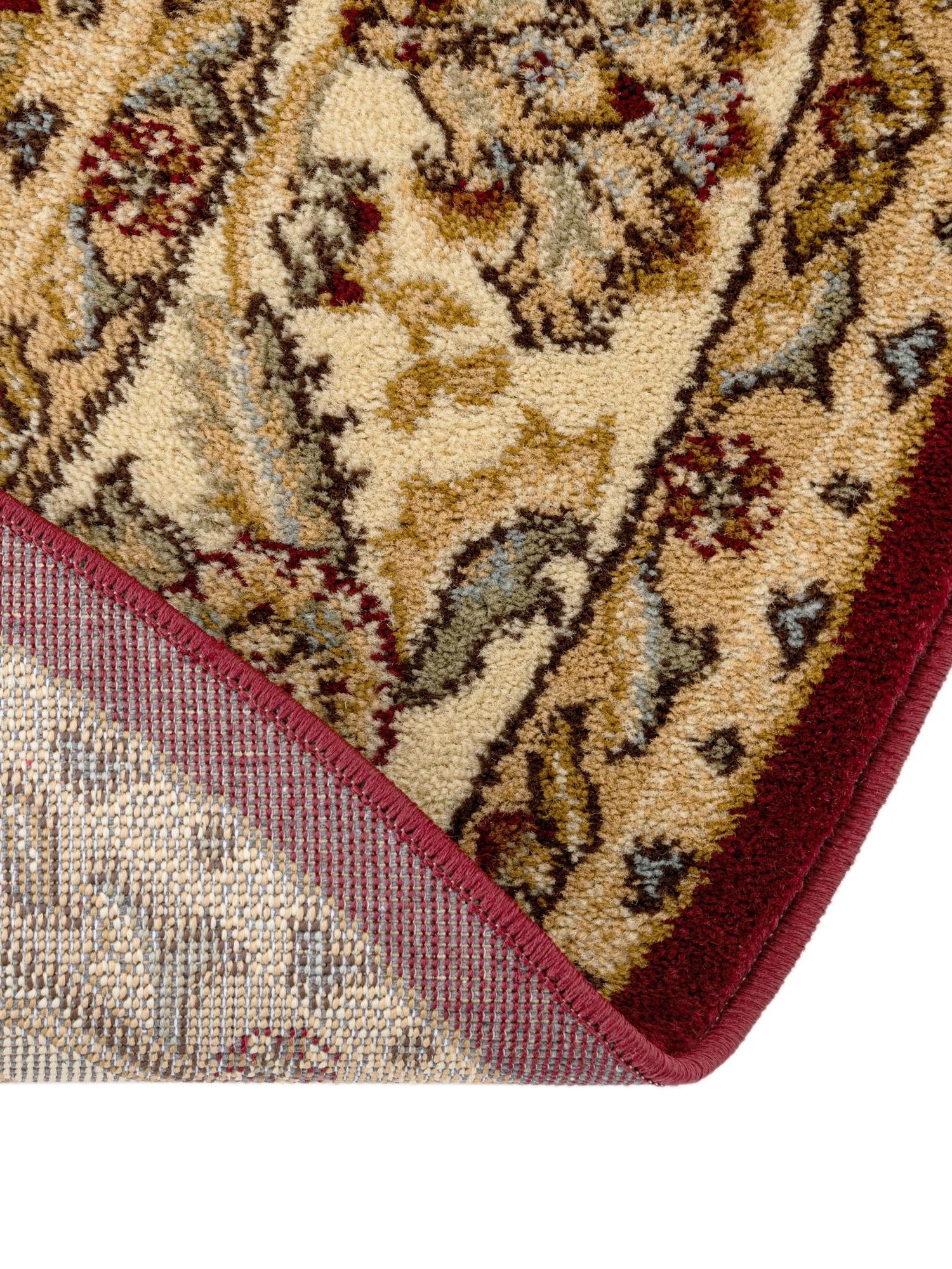 Red 5' 3 x 5' 3 Voyage Round Area Rug