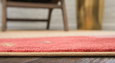 Tan 8' x 8' Fars Round Area Rug 100% Polypropylene Unique Traditional Carpet for Classical Living, Dining Room & Office Spaces for Sale at Rug Engine