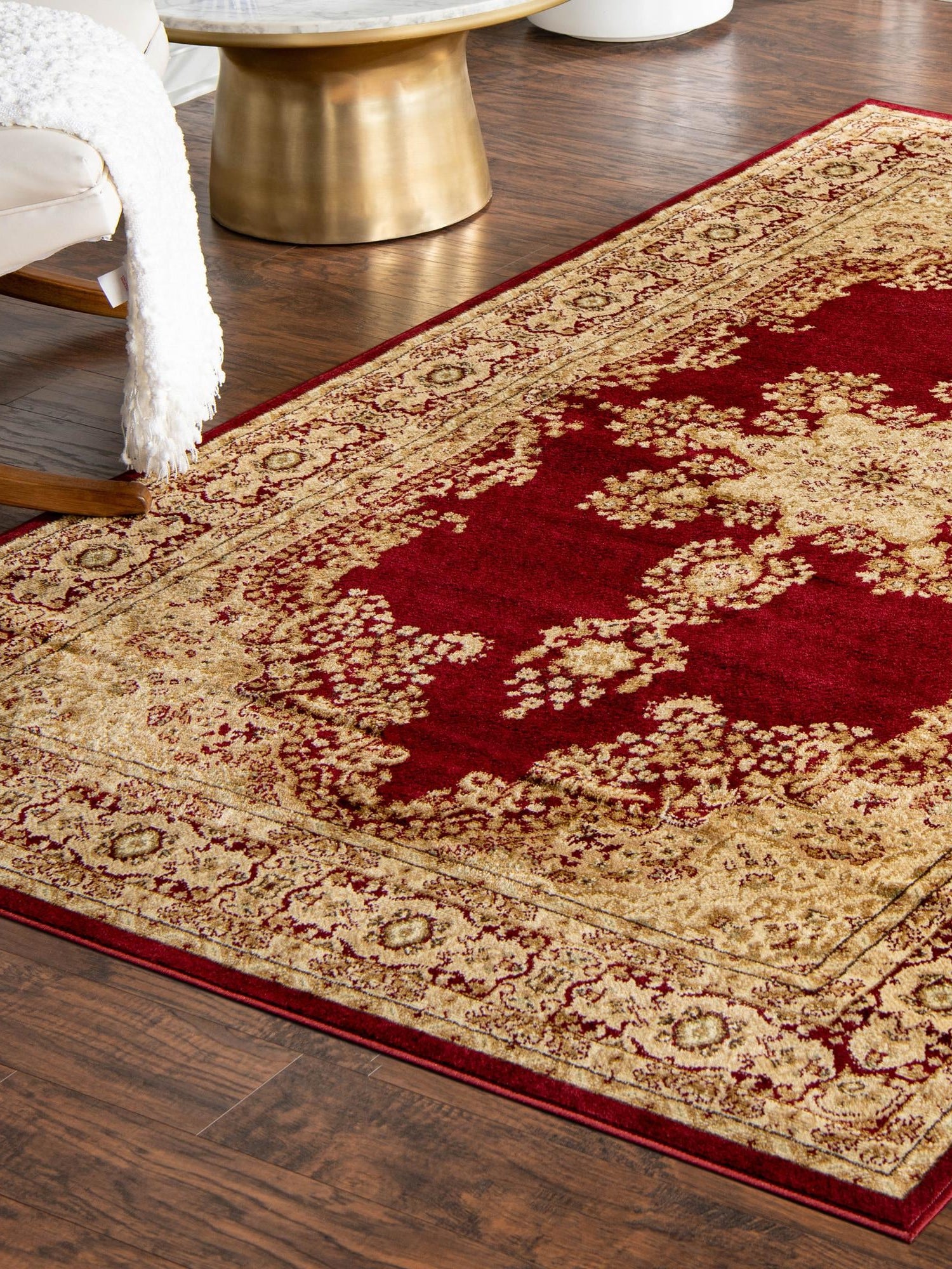 Red 10' 6 x 16' 5 Versailles Rectangle Area Rug
