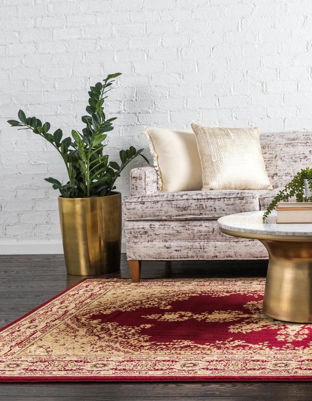 Red 10' 6 x 16' 5 Versailles Rectangle Area Rug