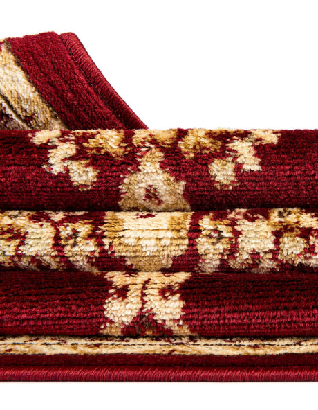 Red 10' x 13' 1 Versailles Rectangle Area Rug Classic Traditional Motif Indoor Carpet for Hallways, Dining Rooms, Bedrooms, Living Room, Office for Sale at Rug Engine