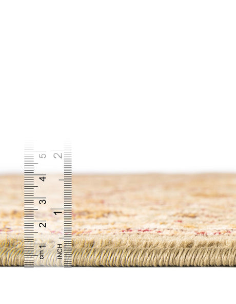 Cream 10' 6 x 16' 5 Versailles Rectangle Area Rug Classic Traditional Motif Indoor Carpet for Hallways, Dining Rooms, Bedrooms, Living Room, Office for Sale at Rug Engine