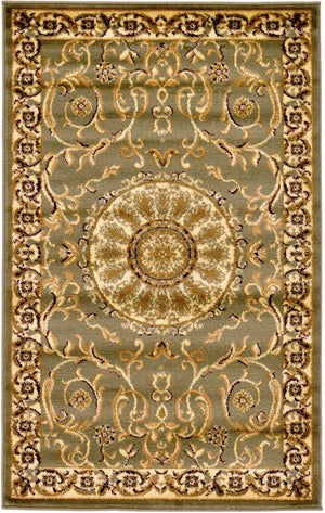 Light Green 3' 1 x 5' 3 Versailles Rectangle Rug