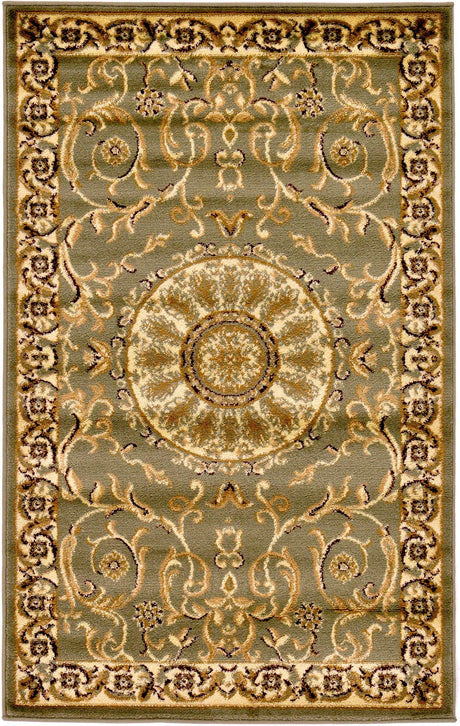 Light Green 3' 1 x 5' 3 Versailles Rectangle Area Rug